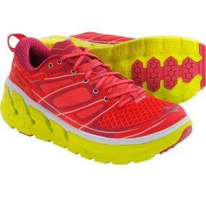 Hoka Conquest 2 One One Coral Citrus Women’s Running Shoes 7